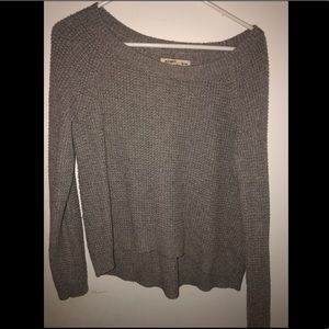 Cozy Waffle Knit Gray Old Navy Sweater